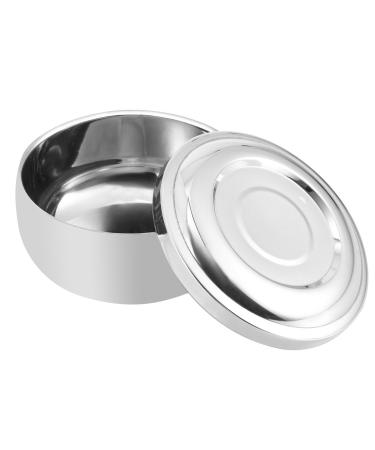HEALLILY Sturdy metal mug with shaving bowl and large shaving bowl container