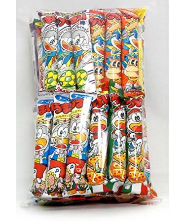 Assorted Japanese Junk Food Snack "Umaibo" 50 Packs of 11 Types Umaibo Assorted 50 Count (Pack of 1)