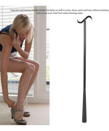 Removable Dressing Stick & Shoe Horn | Portable Aids for Easy Shoe & Sock Wear - 31x10x3 - Buy Online on GoSupps.com