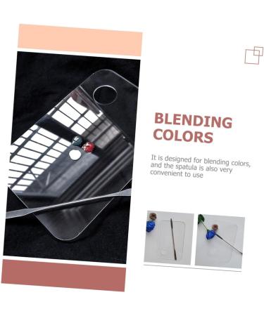 UKCOCO 3 ensembles Palette de Maquillage Transparente avec Spatules Accessoires Manucure pour M lange Vernis et Pigments Outil pour Usage Professionnel et Domicile - Buy Online on GoSupps.com