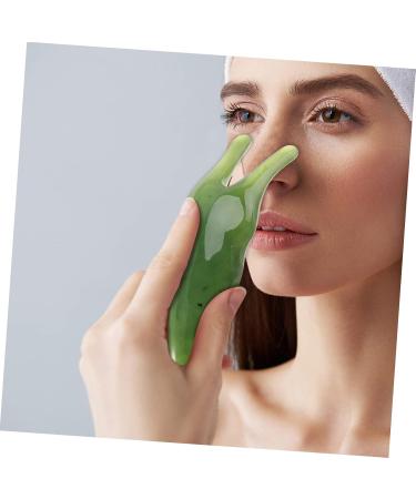 Buy 1pc Two-Prong Nose Scraper & Resin Nose Massager - Effective Nose Massage Tool (12x4cm Green) - International Shipping Available - Buy Online on GoSupps.com