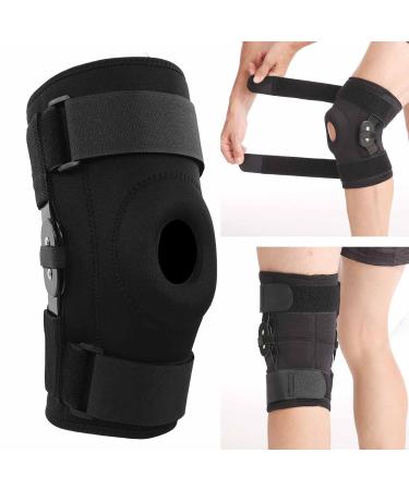Adjustable Knee Brace for Sports | Compression Stabilizer Sleeve for Running & Mountaineering (L) International Shipping Available - Buy Online on GoSupps.com