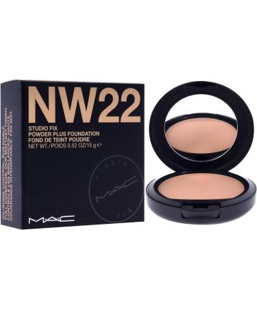 MAC Studio Fix Powder Plus Foundation NW22 15g - Pack of 1 | Long-lasting Matte Finish - Buy Online on GoSupps.com