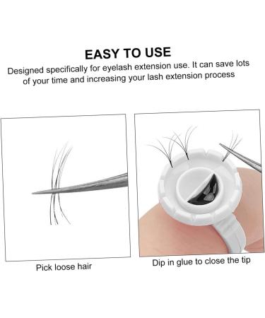  Didiseaon Didiseaon 200pcs Glue Ring Setting Eyebrow Cup Disposable Pigment Rings Ink Cups For Pigment Holder Cups Small Pigment Cup Pigment Cup For Pigment Holders - Buy Online on GoSupps.com