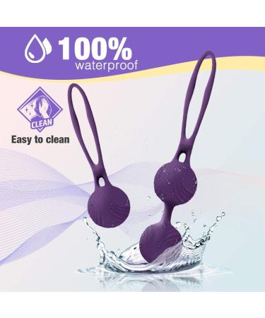 Deluxe Kegel Weighted Exercise Balls | Strengthen Pelvic Floor & Improve Bladder Control - International Shipping Available - Buy Online on GoSupps.com