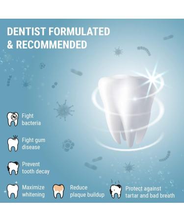 Spa-Dent Natural Mouthwash - Whitening Coconut Sea Salt Action Alcohol Free Dental Office Technology Made in Canada with Advanced Dental Grade Ingredients (600 ml (Pack of 1)) - Buy Online on GoSupps.com