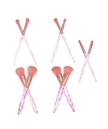 Beaupretty Eyeshadow Brush Kit Makeup makeup brush eyeliner brush powder brush for makeup cosmetic kit makeup tool plastic Miss crystal Set of Eyeliner Blending Brush