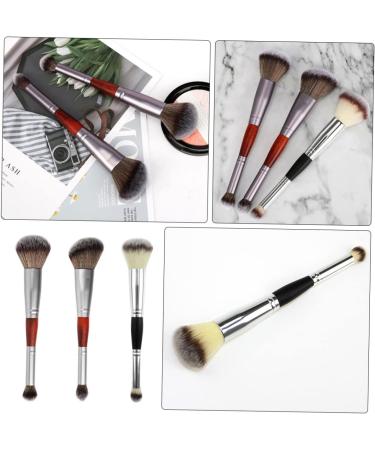 Outanaya 3pcs Double-ended Makeup Brush Eyeshadow Brush Double Head Brush Foundation Artificial Fiber - Buy Online on GoSupps.com