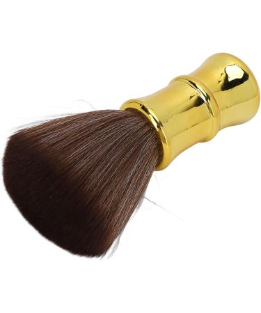 Qukaim Barber Neck Duster Brush Barber Neck Duster Brush Hair Salon Neck Cleaning Brush Soft Hair Electroplated Golden - Buy Online on GoSupps.com