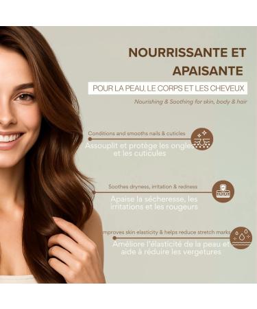 ARGANICARE 3in1 organic almond oil for hair body and face 30 ml - Buy Online on GoSupps.com