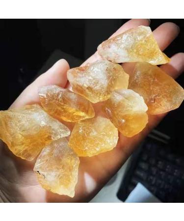 Crystal 4pc Brazil Natural Raw Citrine Quartz Stones for Rough ningxiao - Buy Online on GoSupps.com