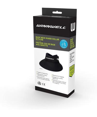 Buy Winnwell Neck Protection Basic Collar with Bib Senior - Superior Comfort & Safety for Hockey | International Shipping Available - Buy Online on GoSupps.com