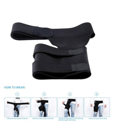 AYNEFY Groin Compression Hip Brace - Gentle Support for Leg Pain Relief & Burning Sensation - International Shipping Available - Buy Online on GoSupps.com