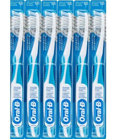 Oral-B Cross Action Gentle Clean Manual Toothbrush 35 Extra Soft (Colors Vary) - Pack of 6 - Buy Online on GoSupps.com