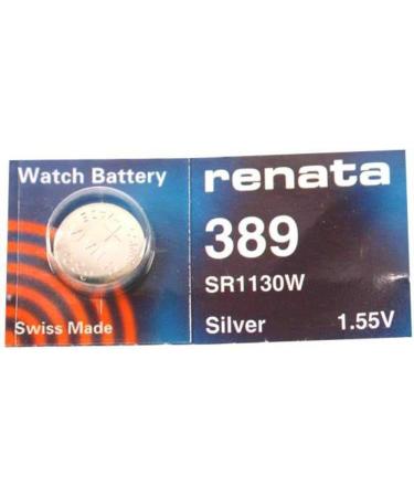 Renata- 389 Sr1130W 1.55V Silver Oxide Watch Battery Watch