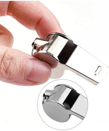 IJIZUO Stainless Steel Trill Pipe - Professional Whistle with Lanyard for Coaches Dog Training Sports & Physical Education - Buy Online on GoSupps.com