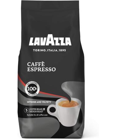 Lavazza Classic Italian Espresso Natural Bean Coffee Ideal for Espresso Machine with Floral Aromatic Notes 100% Arabic  - Buy Online on GoSupps.com