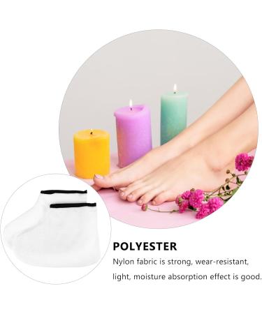 Kit de 2 Paires de Chaussettes et Moufles Exfoliants Pieds et Mains Bain la Paraffine Soin de K rath rapie pour Spa et Hydratation Optimale - Buy Online on GoSupps.com