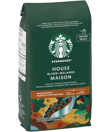 Starbucks House Blend Medium Roast Ground Coffee 340g Bag (Pack of 6) - Buy Online on GoSupps.com