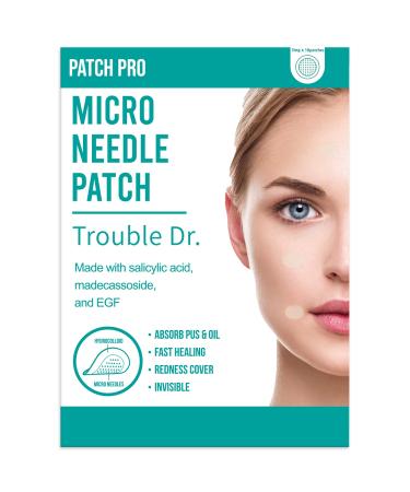 PATCH PRO MICRO NEEDLE PATCH Trouble Dr. 18pcs microneedle for pimple patches spot treatment breakouts absorb impurities invisible spot patches spot stickers zit stickers for all skin types 18 Count (Pack of 1)