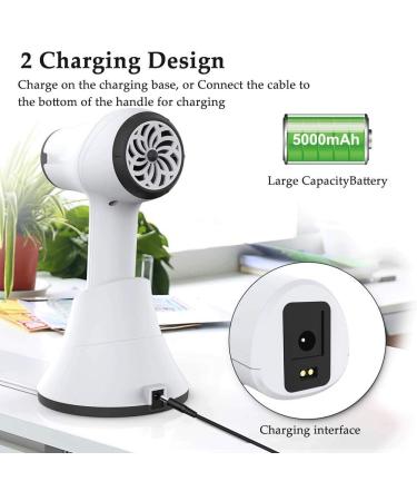 Cordless Hair Dryer Rechargeable Hair Dryers Portable Hot & Cold Wind Blow Dryer with Diffuser & Removable Nozzle for Blowing Hair/Painting Drying/Outdoor Travel - Support Car AC 12-24V Charging - Buy Online on GoSupps.com
