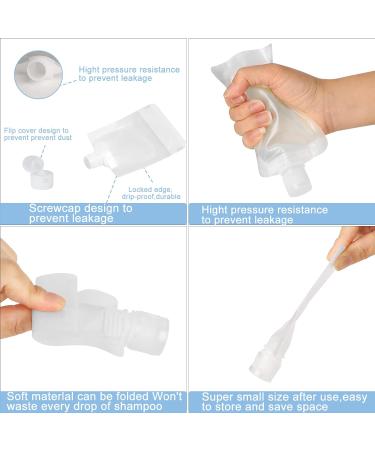Korintin 19 Pack Travel Pouch Bottle Kit - TSA-Approved Refillable Containers for Toiletries - Reusable Spray Bottles, Jars, and Accessories for Shampoo, Lotion, Soap - Travel Size Liquids - Buy Online on GoSupps.com