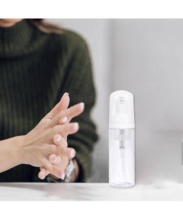 Mousse Foam Pump Bottle - Transparent Empty Spray Bottle - Shampoo Foam Refillable Container for Cleansing Cream Hair Essence - Buy Online on GoSupps.com
