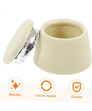 FRCOLOR Japanese Manicure Brush Cup Container for Dappen Dish Porcelain Dappen Dish with Lid Acrylic Nail Dappen Dish Macaron Pen Wash Ceramic Pot Crystal Liquid - Buy Online on GoSupps.com
