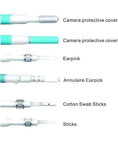 MASO USB Ear Endoscope - 3 in 1 Digital Otoscope Inspection Camera for Earwax Removal - HD Visual Earpick Tool with 6 LED Lights - Compatible with Android and PC (Blue) - Buy Online on GoSupps.com