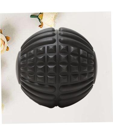 Buy Tovinanna Spiky Massage Ball - Plantar Fasciitis Relief & Trigger Point Muscle Roller | Yoga & Fitness Massage Tool (Black) - Buy Online on GoSupps.com