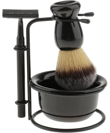 Jojomis 4-in-1 Shaving Set - Premium Bristles Safety Razor & Holder for Perfect Shaves - Ideal for International Shipping - Buy Online on GoSupps.com
