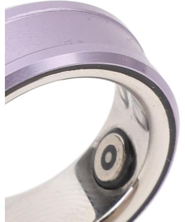 Buy Waterproof Purple Health Tracker Ring - Smart Stainless Steel Pedometer for Daily Life | International Shipping - Buy Online on GoSupps.com