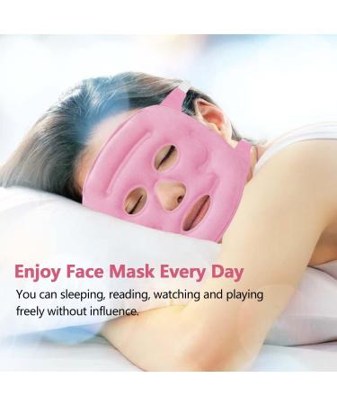 Acupoint Magnets Gel Face Mask - Reusable Ice Pack for Cold Hot Therapy, Skin Firming, Puffy Eyes, Headache Relief - Buy Online on GoSupps.com
