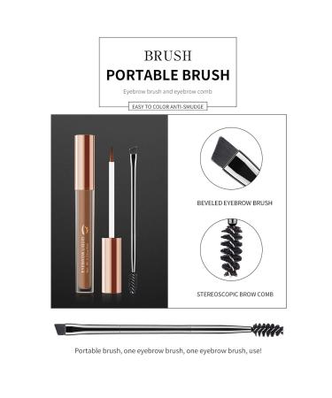 ETEDES Waterproof Semi-Permanent Eyebrow Gel - 24-Hour Long-Lasting, Natural, Smudge-Proof, Sweat Resistant Tinted Liquid Brow Makeup (BLACK) - Buy Online on GoSupps.com