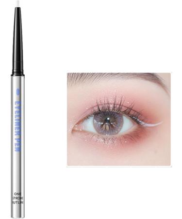 Eye Pencil Eyeliner - Waterproof Eyeliner Pencil Eyeliner for Delicate Liners | 6 Colors Vitamin E Super Slim Nib Eyeliners for Natural Bold Eye Makeup Easy to Remove Fanelod Milky White - Buy Online on GoSupps.com