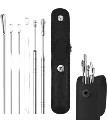 Earwax Removal Kit | Ear Pick Earwax Removal Kit - Professional Tool for Ear Cleaning for Family Friends Adults and Kid Dtt Black - Buy Online on GoSupps.com