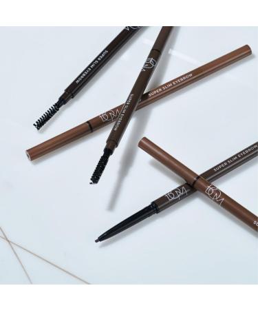 Buy BOM Super Slim Eyebrow Pencil 0.1g - Charcoal Brown 1.5mm Defining Hard Formula for Natural Long-lasting Brows - International Shipping Available - Buy Online on GoSupps.com