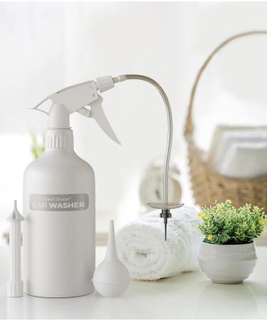 Medi Grade Ear Wax Remover Bottle 500ml - Complete Ear Cleaning Kit with Tools for Safe & Effective Wax Removal - Family Ear Syringe Included - Buy Online on GoSupps.com