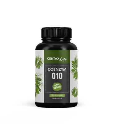 Centax Life Coenzyme Q10 capsules high dose 200 mg - vegan 120 capsules per can Q10 capsules Q10 200 mg Q10 Q10 Coenyzm Coenzyme Q10