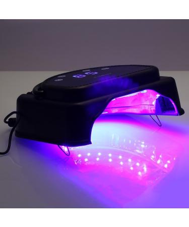 Anself 64W Pro LED Gel Nail Lamp with Touch Sensor LCD Screen - Plug-In Nail Polish Curing Dryer - Buy Online on GoSupps.com
