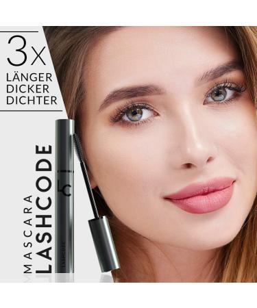 Lashcode Mascara 10ml - Lengthening & Thickening Eyelash Mascara | Stimulates Growth | Buy Internationally - Buy Online on GoSupps.com