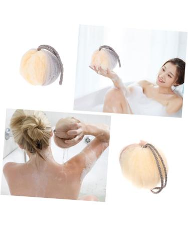 Angoily 4 Pcs Exfoliating Bath Flower Shower Balls - Eco-Friendly Loofah Poufs & Scrub Sponges for Spa-like Home Baths - Buy Online on GoSupps.com