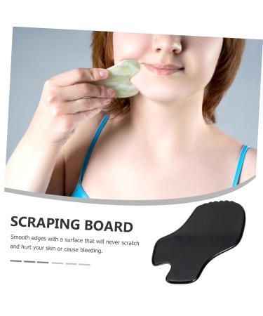 Beavorty Black Meteorite Gua Sha Facial Tool - Scraping Board & Neck Massage Tool for Glowing Skin - Buy Online on GoSupps.com