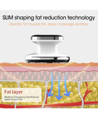 Oladfiop Electric Abdomen Massager Deep Tissue Cellulite Massager Belly Leg Arm Body Shaping Device - Buy Online on GoSupps.com