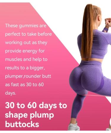 Butt Curves Extreme Gummies | Hip & Buttock Enlargement Supplement | 60 Count - Buy Online on GoSupps.com