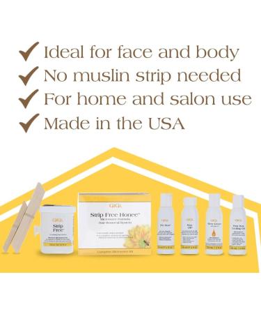 GIGI Kit Honee Strip Free Hair Removal System - Premium Haarwachs for Smooth Skin | International Shipping Available - Buy Online on GoSupps.com
