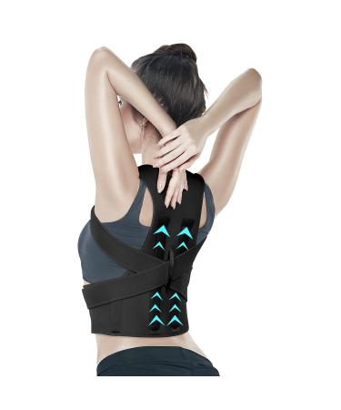 Adjustable Breathable Posture Corrector for Men and Women - Black, Medium 29.1-33 - Buy Online on GoSupps.com