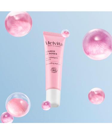 Melvita Soothing and revitalizing organic eye defatiguing gel for sensitive eye contours light and refreshing texture natural and organic ingredients 15ml Source De Roses range - Buy Online on GoSupps.com