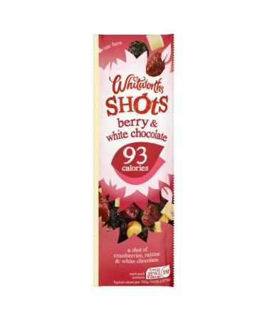 Whitworths Berry and White Chocolate Shot 25g