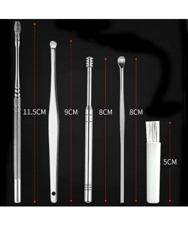 TARVIT Portable Earwax Removal Set | Ear Cleaner Spiral Earpick & Curette Tools for Effective Ear Cleaning - Buy Online on GoSupps.com